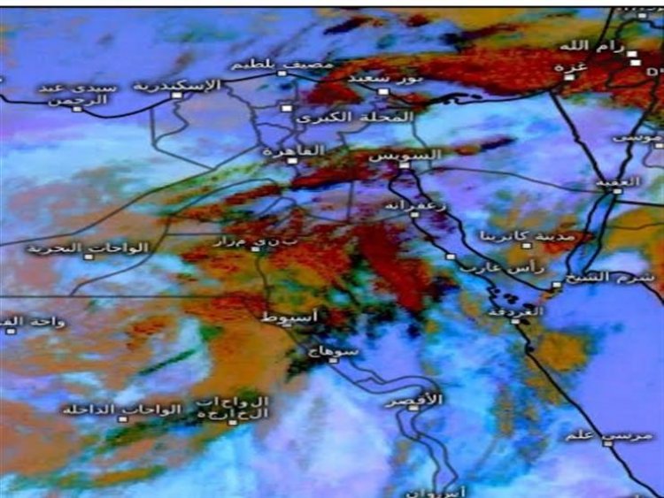 تعرف على أماكن هطول الأمطار في القاهرة الكبرى والمحافظات