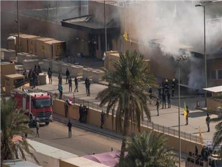 قصف صاروخي للسفارة الأمريكية بالمنطقة الخضراء ببغداد