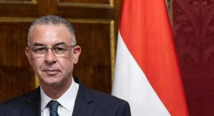 وزير العدل ينعي السفير علاء رشدي 