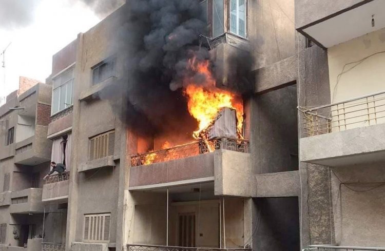 مصرع شخص في حريق داخل شقة سكنية بالقاهرة
