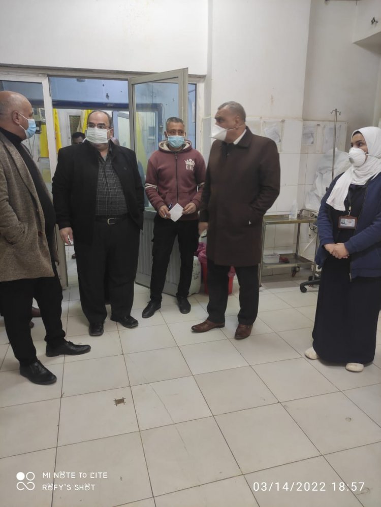 وكيل «صحة الغربية» في زيارة مفاجئة لـ«مستشفى حميات طنطا» 