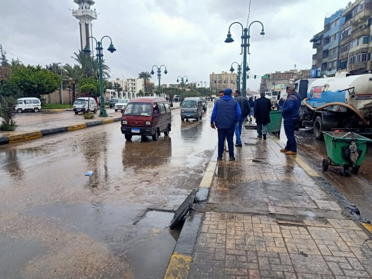 صرف صحي الإسكندرية تعلن رفع حالة الطوارئ.. لسوء الأحوال الجوية