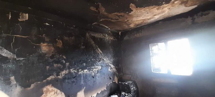 محام يتهم عاطل بإشعال النيران في مكتبه بكفر الشيخ| صور