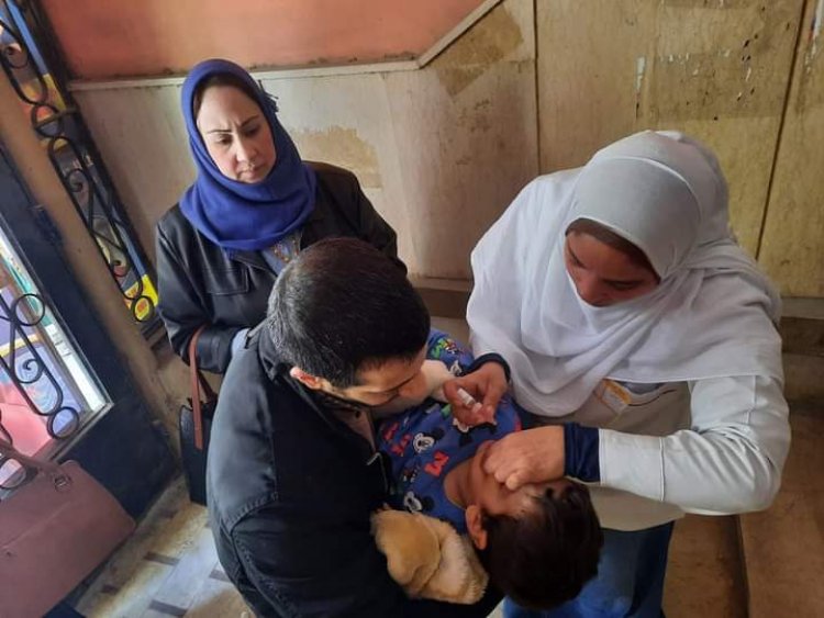 صحه البحيرة: الحملة القومية للتطعيم ضد شلل الأطفال تخطت الـ 100% من المستهدف