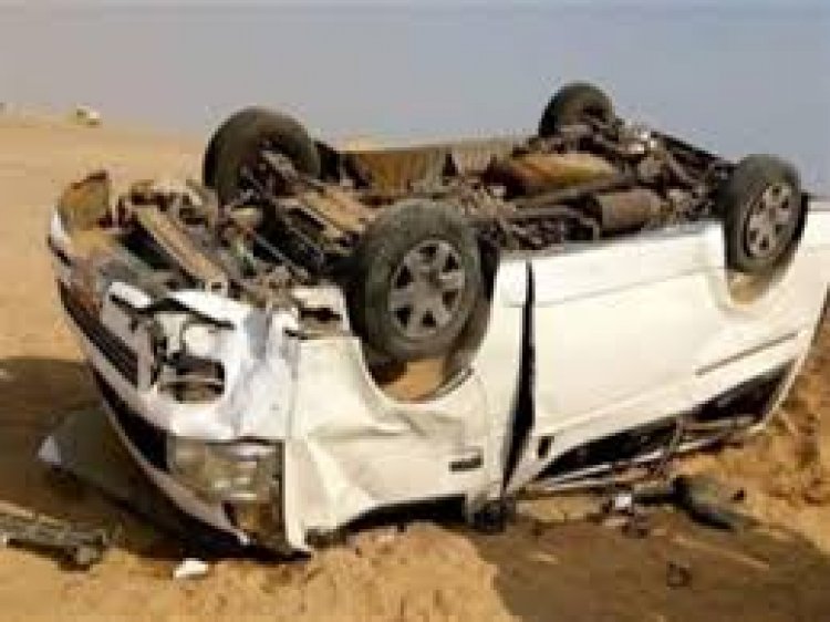 مصرع وإصابة 16 شخصا إثر إنقلاب سيارة ميكروباص على الطريق الصحراوي الشرقي بسوهاج