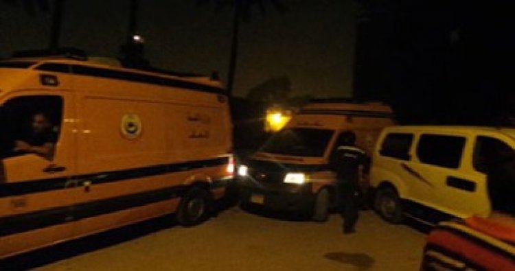 مصرع وإصابة 12 شخصًا  في حادث انقلاب ميكروباص واشتعاله بطريق الإسماعيلية الصحراوي 