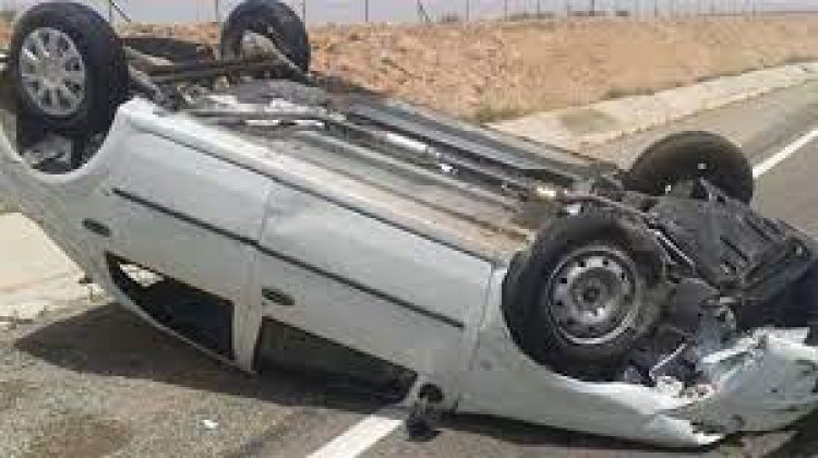 إصابة شخصين فى حادث تصادم سيارتين بطريق إسكندرية الصحراوى