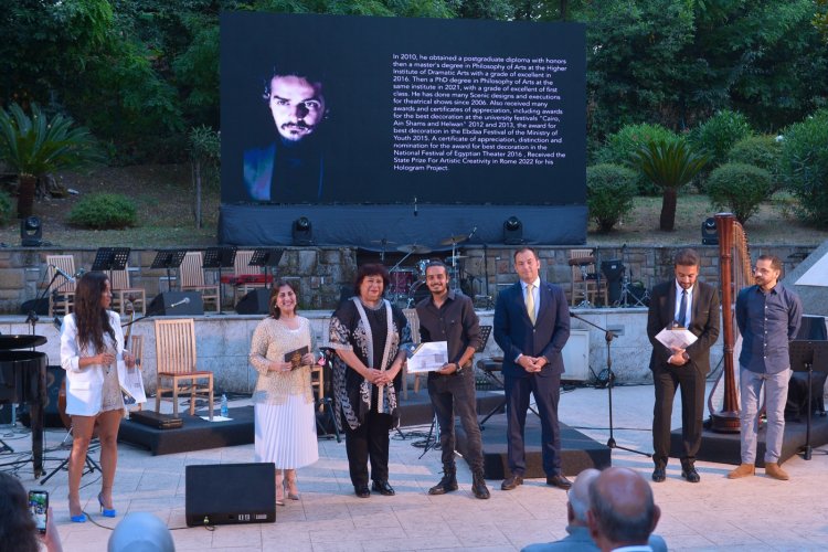 وزيرة الثقافة تفتتح معرض «نتاج منحة الفائزين بجائزة الدولة للإبداع الفني» بروما