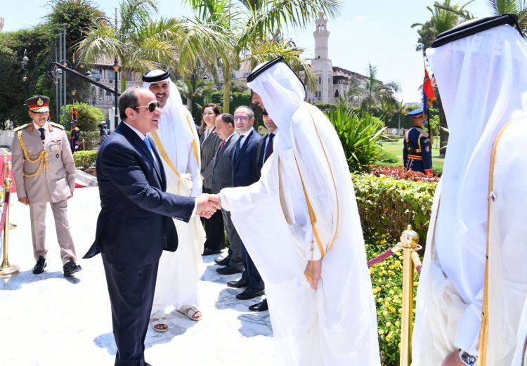 الأمير تميم بن حمد: سعدت بزيارة مصر الشقيقة ولقاء أخي الرئيس السيسي