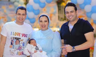 صور| يارا أحمد تحتفل بمولودها الأول .. وأحمد زكريا يحيي حفل السبوع