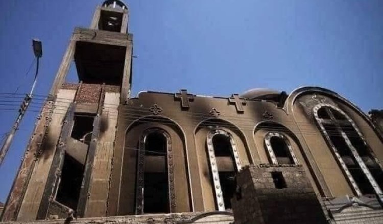 نقابة المهن الموسيقية تنعي ضحايا حريق كنيسة أبو سيفين بإمبابة