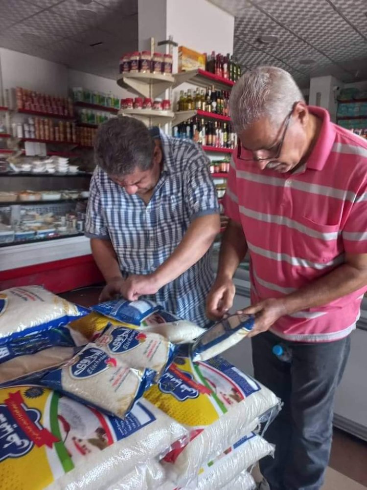 تموين بورسعيد: تحرير محاضر لـ7 محال تجارية لمخالفتهم تسعيرة  الأرز