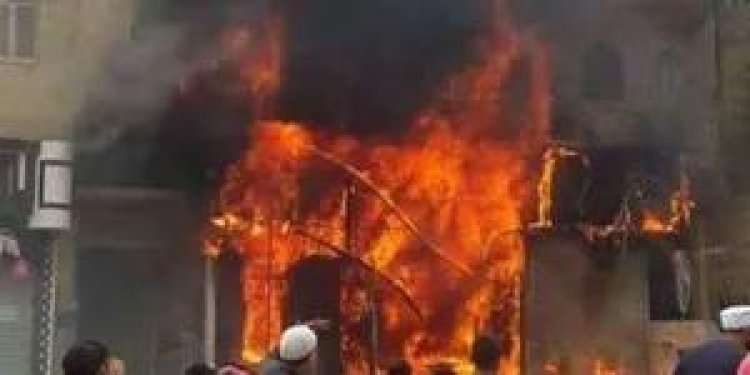 صور| «الخسائر وصلت 5 ملايين جنيه و 3 إصابات» .. حريق هائل بمصنع كتان في الغربية