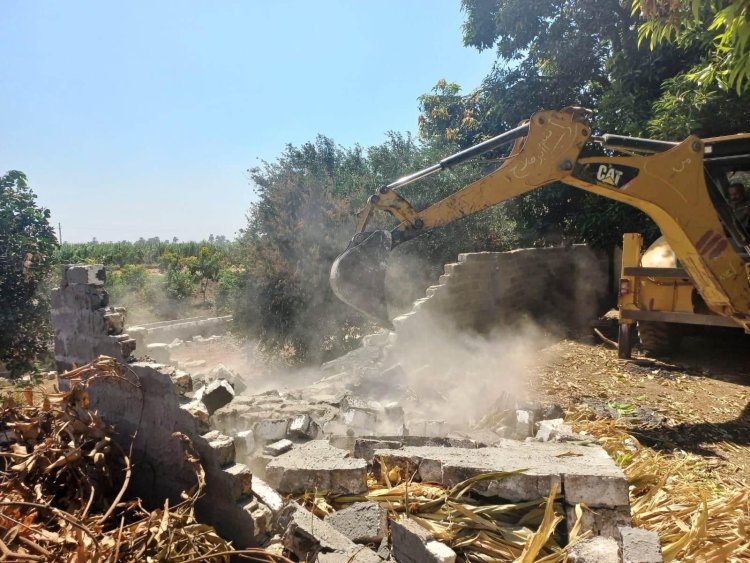 محافظ سوهاج: إزالة 295 حالة تعدي على أملاك الدولة والأراضي الزراعية والبناء المخالف