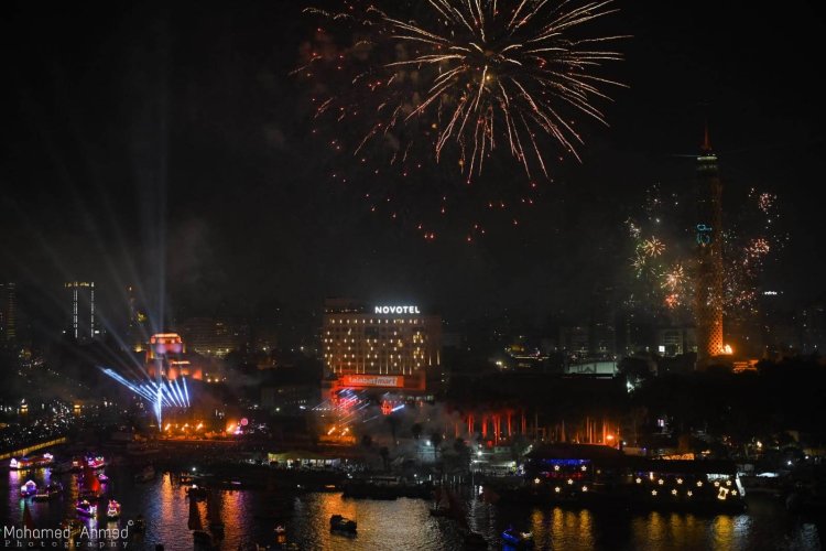 أحمد عصام يبهر المصريين ليلة رأس السنة باحتفالات برج القاهرة
