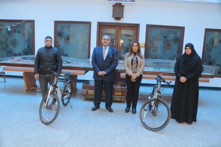 محافظ دمياط تشهد تسليم دراجات مبادرة «دراجتك.. صحتك» لـ أسر الشهداء