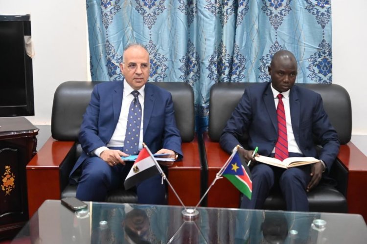 «سويلم» يبحث مع وزيرى الرى والاستثمار بجنوب السودان سبل التعاون المشترك