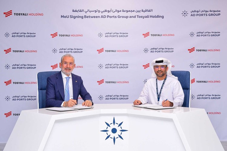 اتفاقية بين «موانئ أبوظبي و توسيالي التركية» للتعاون في الشحن البحري والخدمات اللوجستية
