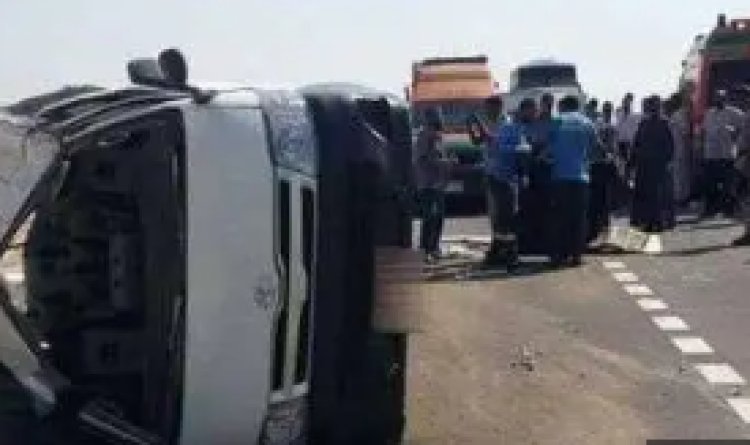 مصرع شخص في حادث تصادم سيارتين ملاكي بمدينة الشيخ زايد