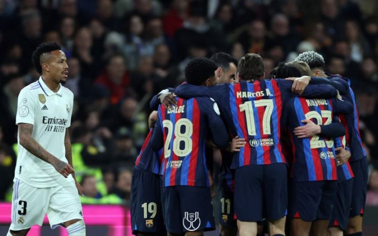 الشوط الأول.. برشلونة يتقدم على ريال مدريد بهدف في «كأس الملك»