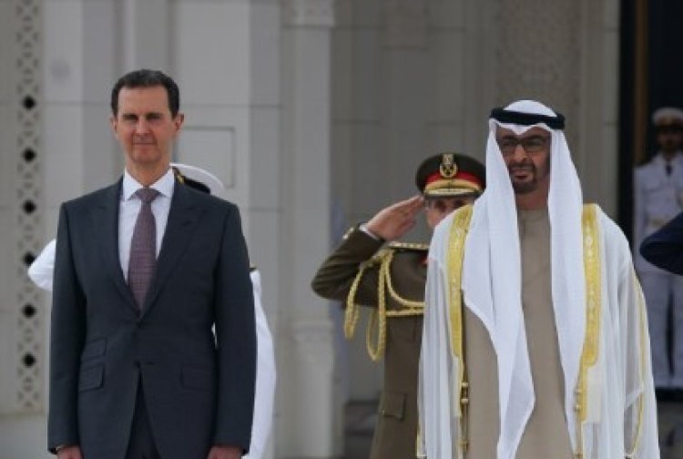 صور| الأسد يصل إلى أبو ظبي في زيارة رسمية برفقة عقيلته