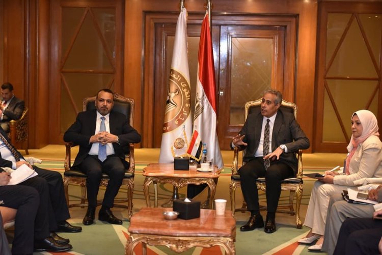 وزير القوى العاملة يواصل لقاءاته مع الوفد العراقي المُشارك في مؤتمر العمل العربي بالقاهرة