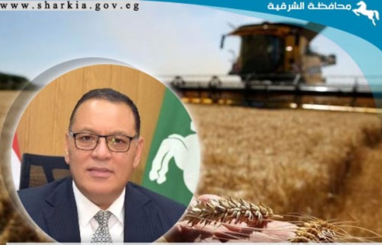 محافظ الشرقية: انتظام سير العمل بمنظومة توريد القمح لشون وصوامع المحافظة