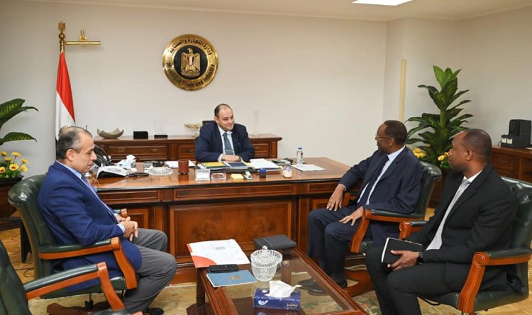 وزير التجارة والصناعة يبحث مع سفير رواندا ملفات التعاون المشترك بين البلدين