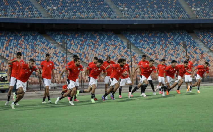 منتخب مصر يواصل تدريباته استعدادًا لودية تونس