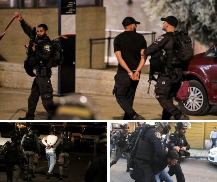 الاحتلال يشن حملة اعتقالات واسعة طالت 66 مواطناً من الضفة