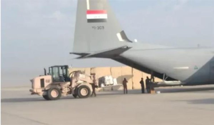 العراق يرسل طائرة مساعدات رابعة لقطاع غزة
