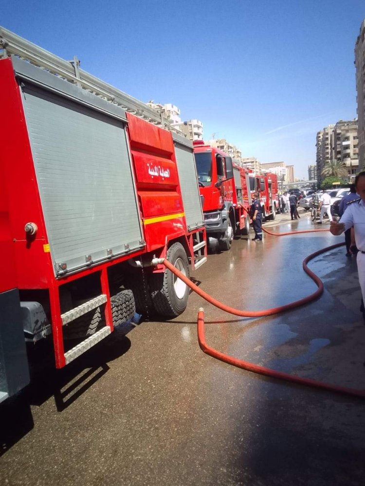 حريق يلتهم شقة أعلى بنك شهير بمدينة نصر 