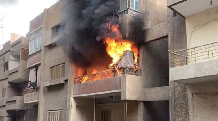 السيطرة على حريق بشقة سكنية في كرداسة